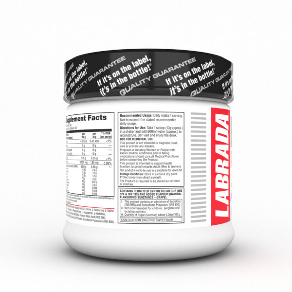 EAA POWER Essential Amino Acid Complex (6.56g EAAs, Muscle Building, Vegan, 30 Servings) - 300g - Image 8