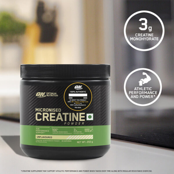 Micronised Creatine Powder | Unflavoured | 250 g - Image 3