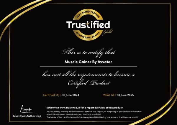Avvatar Muscle Gainer | 4 Kg | Belgian Chocolate Flavour - Image 4