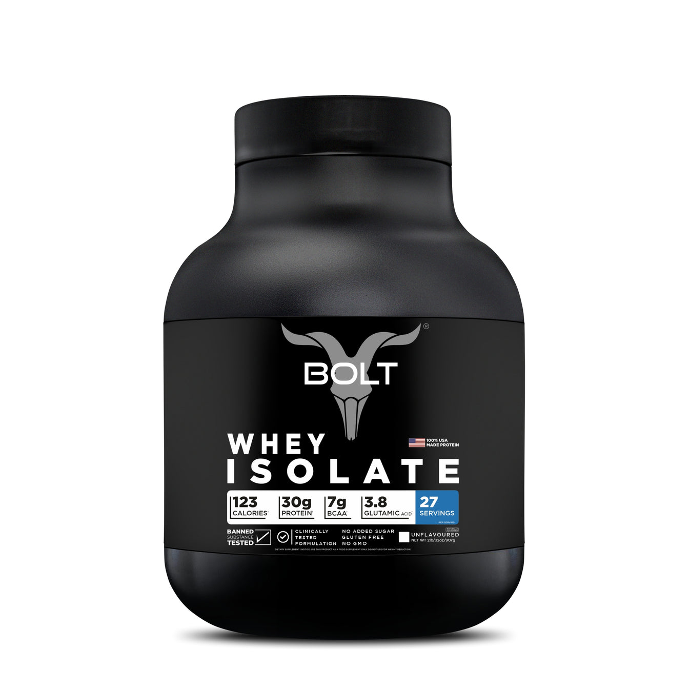 Bolt Whey Isolate Protein Powder | USA Formulation & Origin