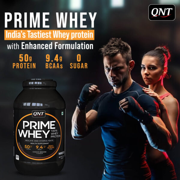 PRIME WHEY TRIPLE BLEND ISOLATE PROTEIN | KESAR KAJU PISTA, 1 KG - Image 2