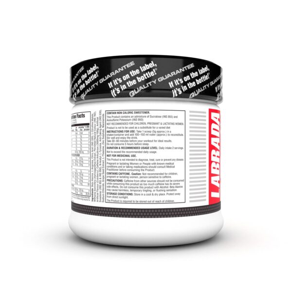 SUPER CHARGE Pre-Workout Concentrate L-Arginine, L-Citrulline Malate, Beta Alanine, Caffeine Anhydrous, Ashwagandha Extract, Zinc - Image 5
