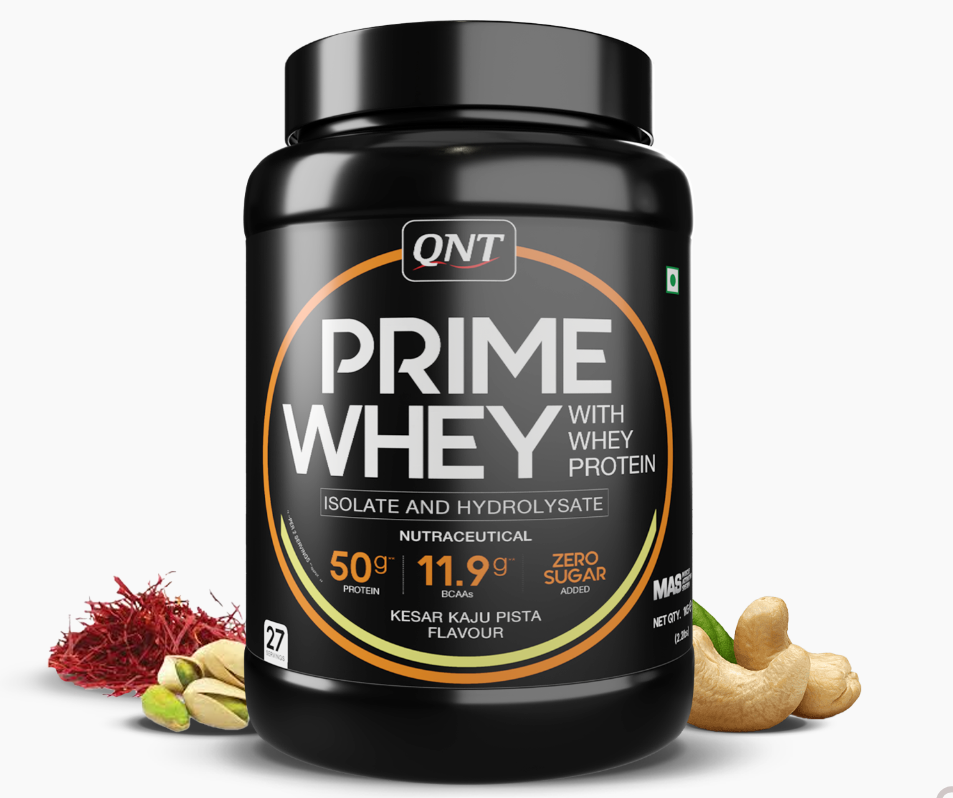 PRIME WHEY TRIPLE BLEND ISOLATE PROTEIN | KESAR KAJU PISTA, 1 KG