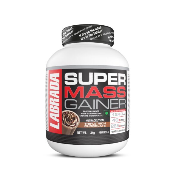 Super Mass Gainer Protein Powder with L-glutamine & Creatine Monohydrate - Image 2