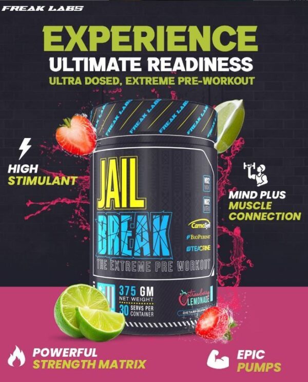 FREAKLABS JAIL BREAK | PRE WORKOUT | 375G - Image 2