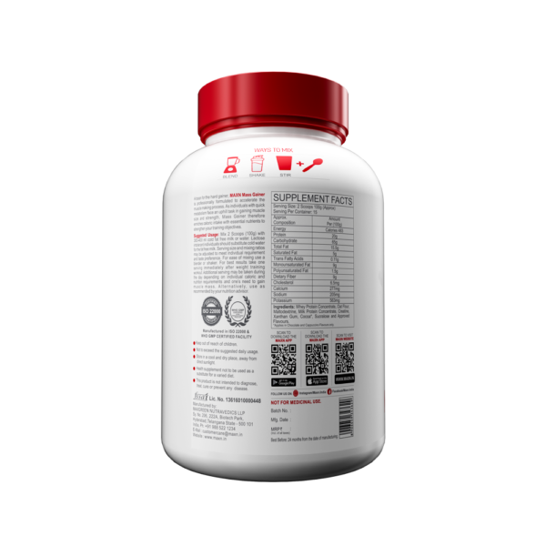 MASS GAINER SUPPLEMENT – 11 FLAVOURS - Image 4