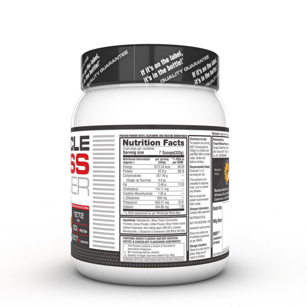 Muscle Mass Gainer Protein Powder with L-Glutamine & Creatine Monohydrate - Image 7