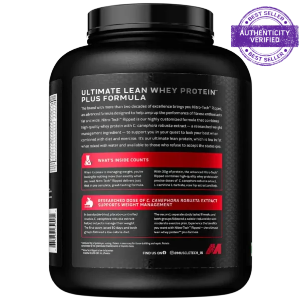 Muscletech™ Nitro-Tech™ 100% Whey Gold - Image 2