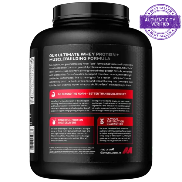 Muscletech™ Nitro-Tech™ Whey Protein - Image 2