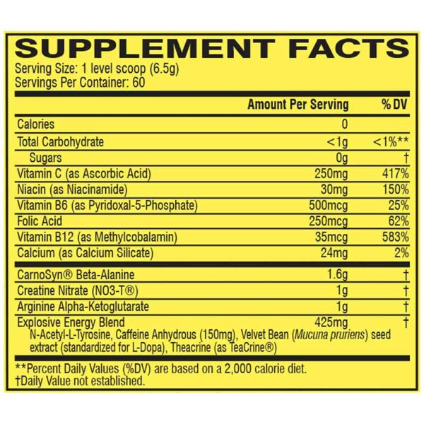 Cellucor C4 Explosive Preworkout, 390 g (0.85 lb), Watermelon - Image 2