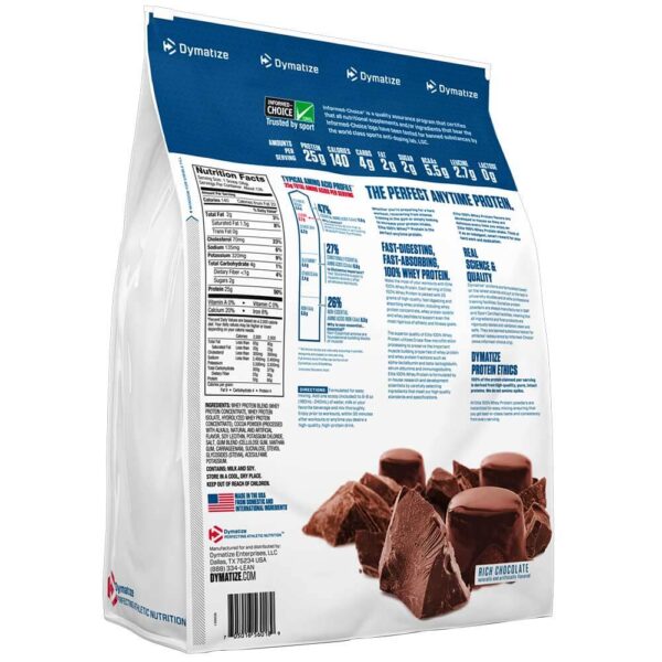 Dymatize Elite 100% Whey Protein, 4.55 kg (10 lb), Rich Chocolate - Image 5