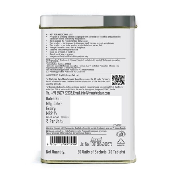 MuscleBlaze Biozyme 5 in 1 Multivitamin, 90 tablet(s) - Image 7