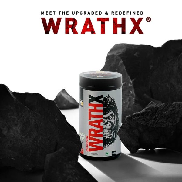 MuscleBlaze Pre Workout WrathX, 510 g (1.12 lb), Fruit Fury - Image 4
