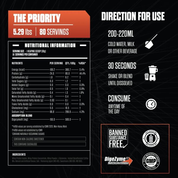 The Priority Whey Protein - Image 2